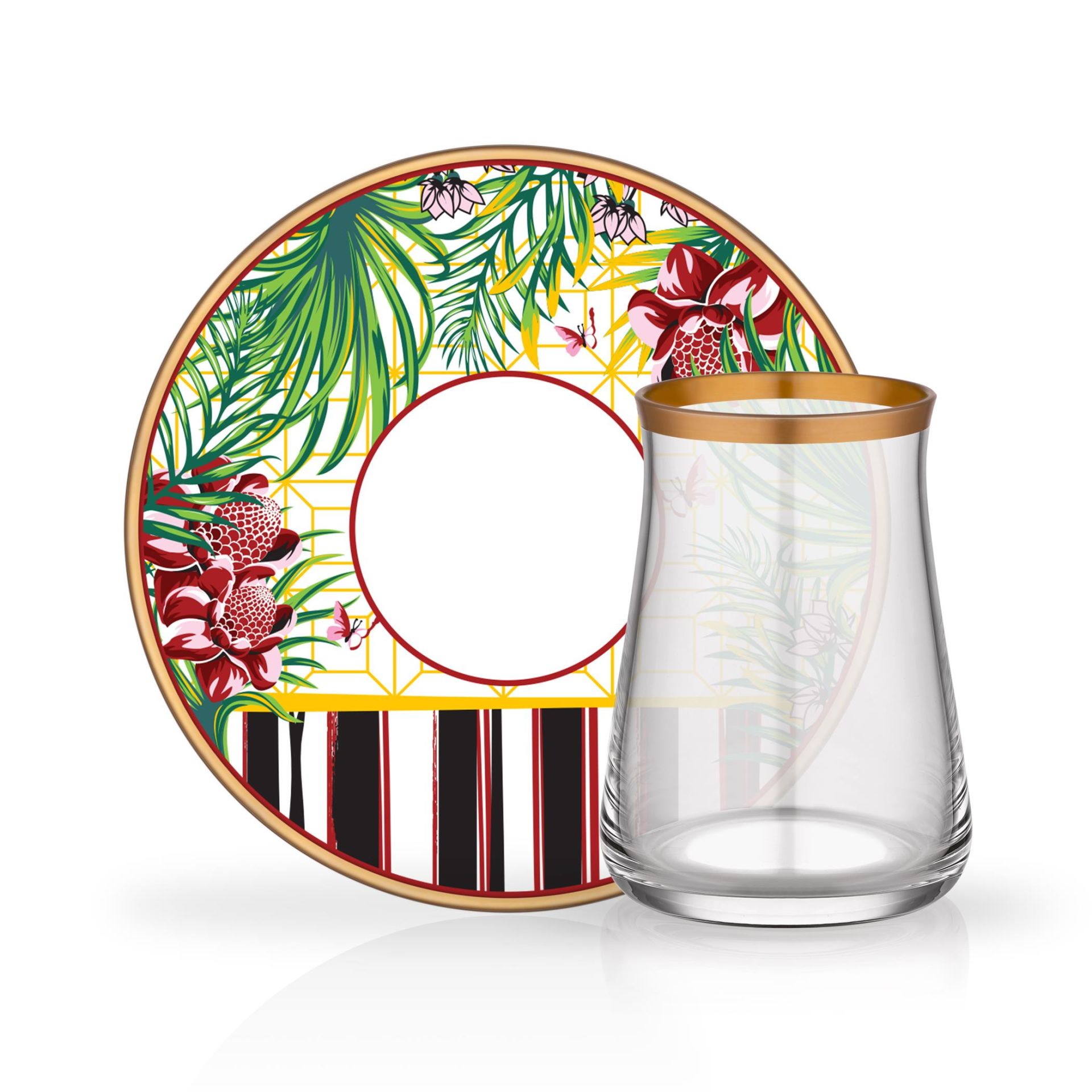 ETLINGERA 1 KİŞİLİK ÇAY SET