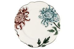 FLEUR BEYAZ TEKLİ SERVİS TABAK 27CM
