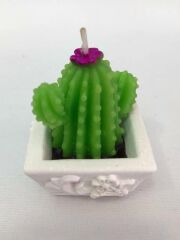 PEMBE KAKTÜS MUM 5x7,5 cm
