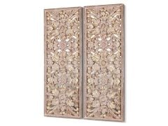 AHŞAP ESKİTME 2'Lİ DUVAR PANO 46X122CM