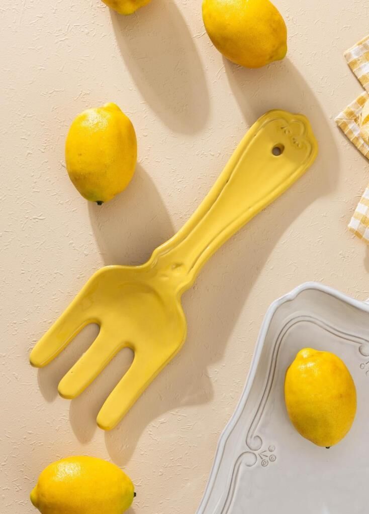 SARI ESKİTME DEKORATİF MUTFAK AKSESUAR