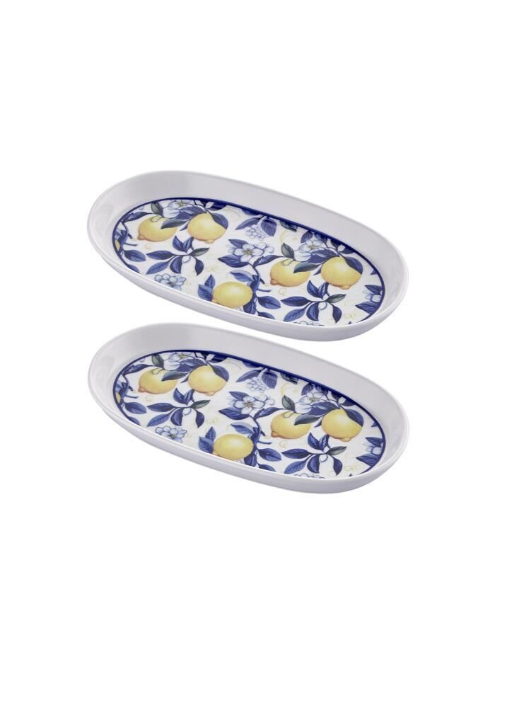 ODORE Dİ LİMONE 2'Lİ OVAL SERVİS TABAK 26CM