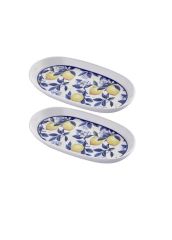ODORE Dİ LİMONE 2'Lİ OVAL SERVİS TABAK 26CM