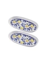 ODORE Dİ LİMONE 2'Lİ OVAL SERVİS TABAK 26CM