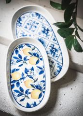 ODORE Dİ LİMONE 2'Lİ OVAL SERVİS TABAK 26CM