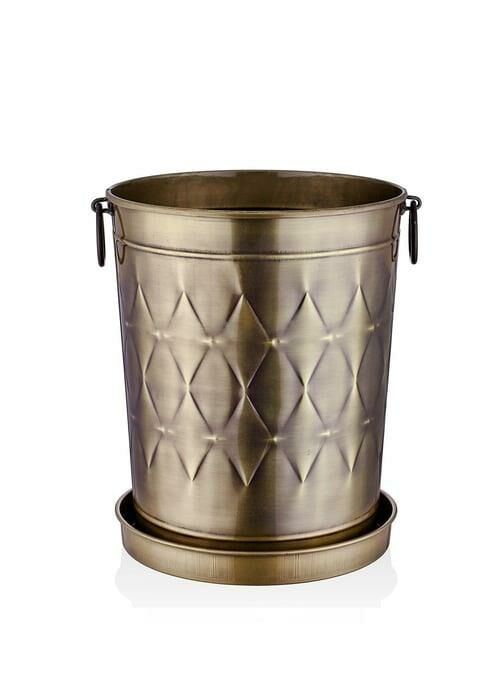 PRİZMA GOLD SAKSI/VAZO 37X31X46CM