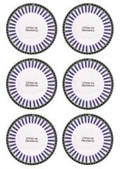 PROVENCE 6'LI ÇUKUR TABAK 20CM