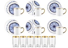 DAINTY 6 KİŞİLİK FİNCAN&BARDAK SETİ