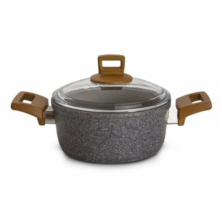 KARACA SILVER STONE BIO GRANIT TENCERE 20CM
