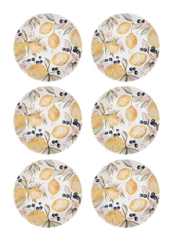 LIMONCELLO 6'LI ÇUKUR TABAK 20CM