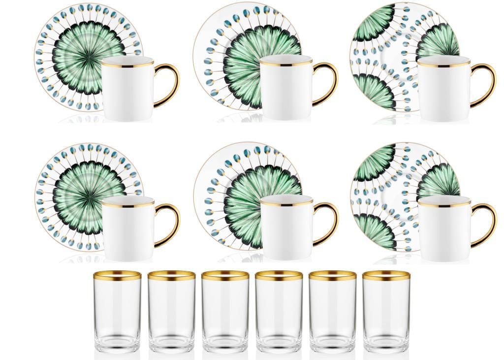 DAINTY 6 KİŞİLİK FİNCAN&BARDAK SETİ