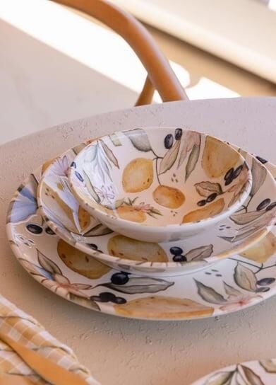 LIMONCELLO 6 KİŞİLİK 24 PARÇA YEMEK TAKIMI