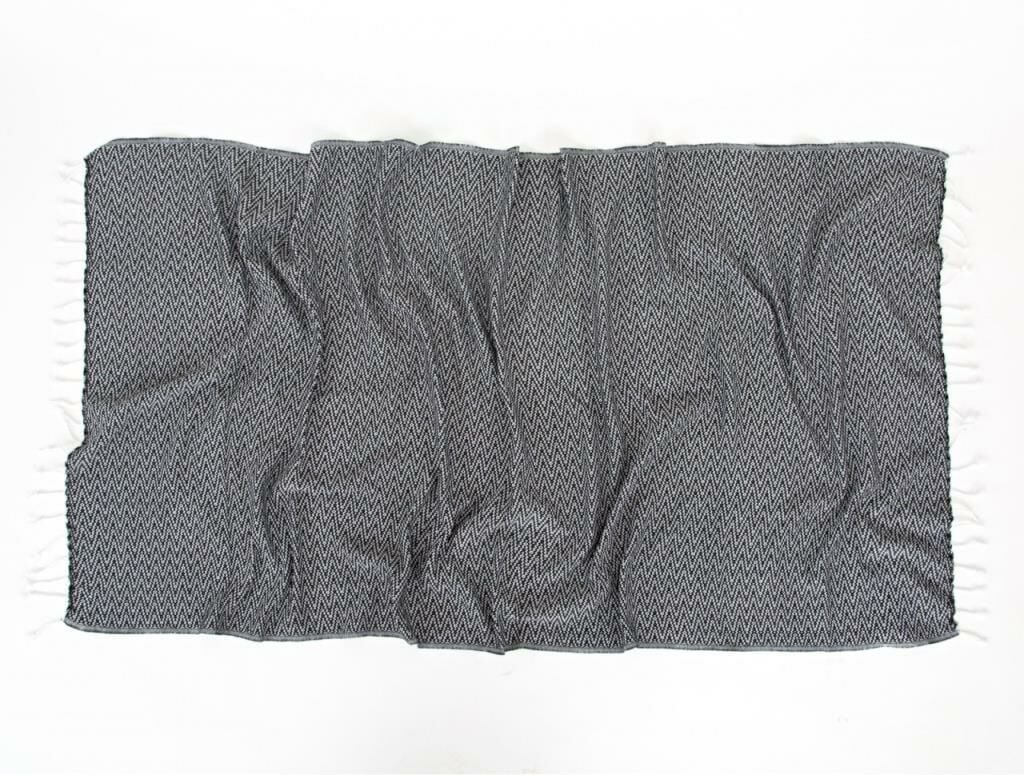 ILGIN KARA TEZGAH PEŞTEMAL SİYAH 90x170CM