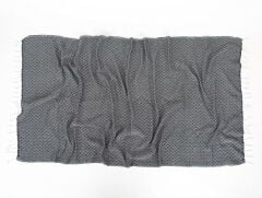 ILGIN KARA TEZGAH PEŞTEMAL SİYAH 90x170CM