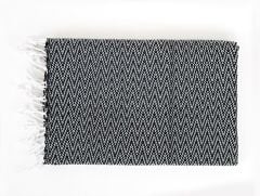 ILGIN KARA TEZGAH PEŞTEMAL SİYAH 90x170CM