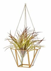 BRASS ALTIN ASKILI DEKOR/ÇİÇEKLİK 20 cm