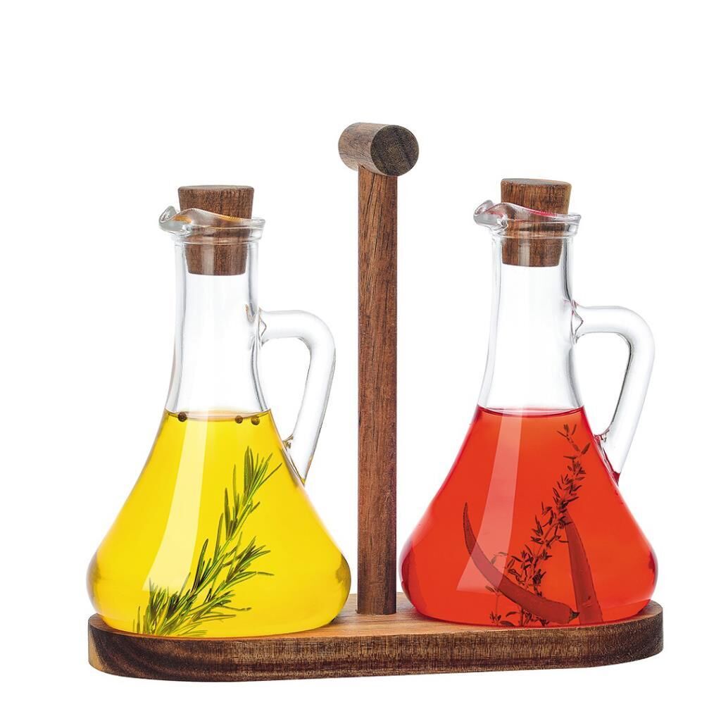 AKASYA CAM 2'Lİ YAĞDANLIK SETİ