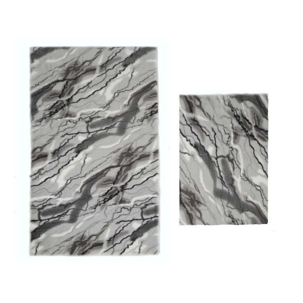 COMFORT MARBLE GRİ 2'Lİ HALI/PASPAS