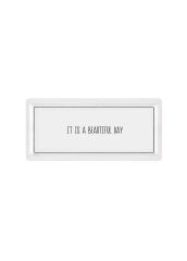 DAILY TUNES DİKDÖRTGEN TABAK 35X16CM