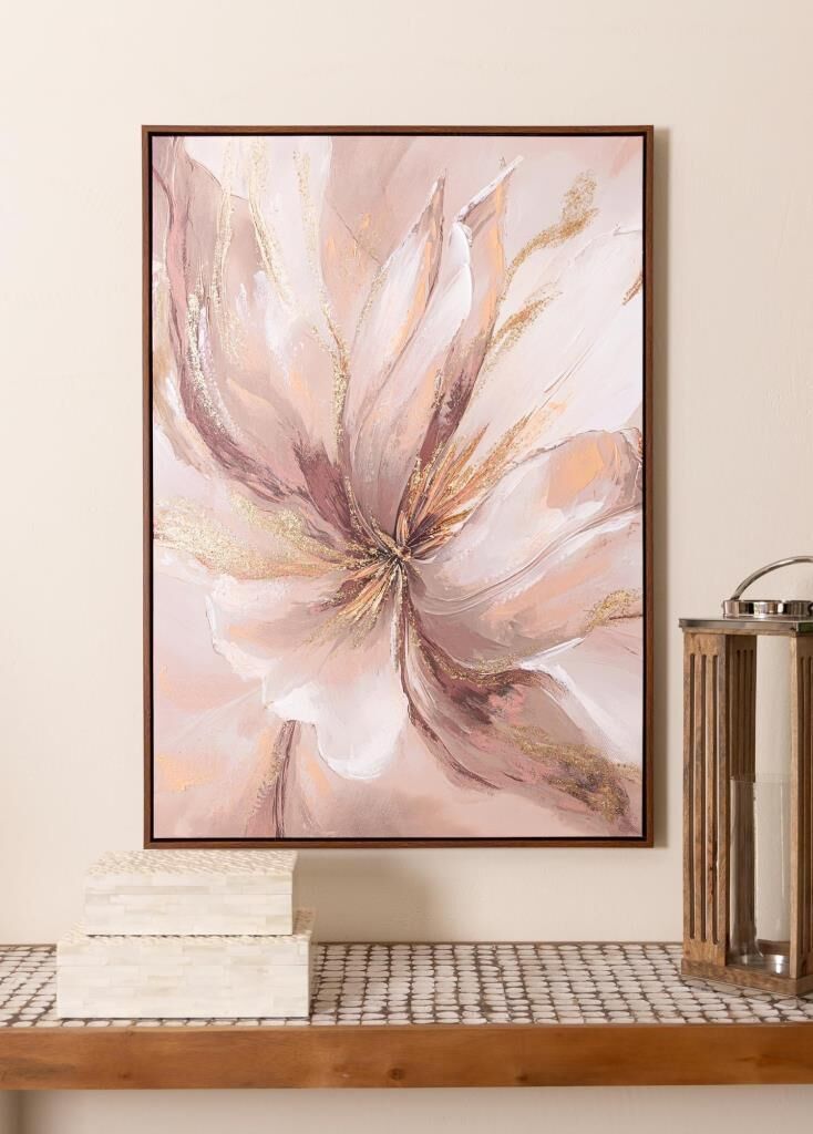 NEUTRAL FLORAL KANVAS TABLO 70X100CM