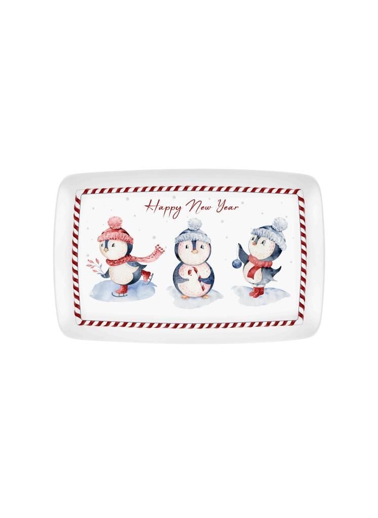 PENGUİN DİKDÖRTGEN SERVİS TABAK 34X25CM