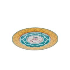 QUSH SARI TEKLİ PASTA TABAK 19CM