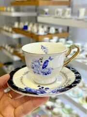 PAULINA MAVİ 6 KİŞİLİK TÜRK KAHVESİ FİNCANI DESEN1