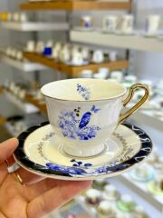 PAULINA MAVİ 6 KİŞİLİK TÜRK KAHVESİ FİNCANI DESEN1