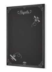 SİYAH MAGNET PANOSU 70X50 CM