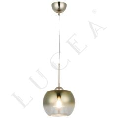 KARDEN TEKLİ ALTIN SARKIT AVİZE 1XE27