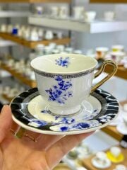 PAULINA MAVİ TEK KİŞİLİK TÜRK KAHVESİ FİNCANI DESEN3