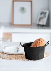 PRİZMA SİYAH EKMEKLİK 8CM