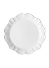 GRANDE BEYAZ AYAKLI SERVİS TABAK 33X12CM