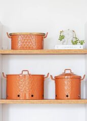 PRİZMA TERRACOTA HAZNELİ PATATES&SOĞAN SAKLAMA KABI