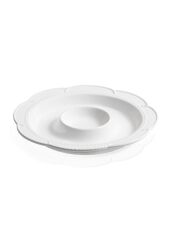 GRANDE BEYAZ BÖLMELİ SERVİS TABAK 39CM