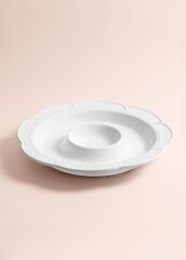 GRANDE BEYAZ BÖLMELİ SERVİS TABAK 39CM