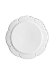 GRANDE BEYAZ AYAKLI SERVİS TABAK 32X12CM