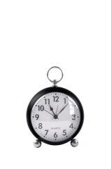 SİYAH METAL ÇALAR SAAT 15CM