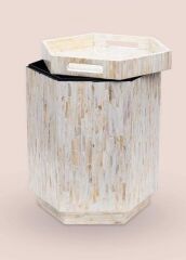 SEDEF YAN TABURE/SEHPA 38X33X47CM