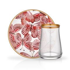 VENÜS KIRMIZI 1 KİŞİLİK ÇAY SET