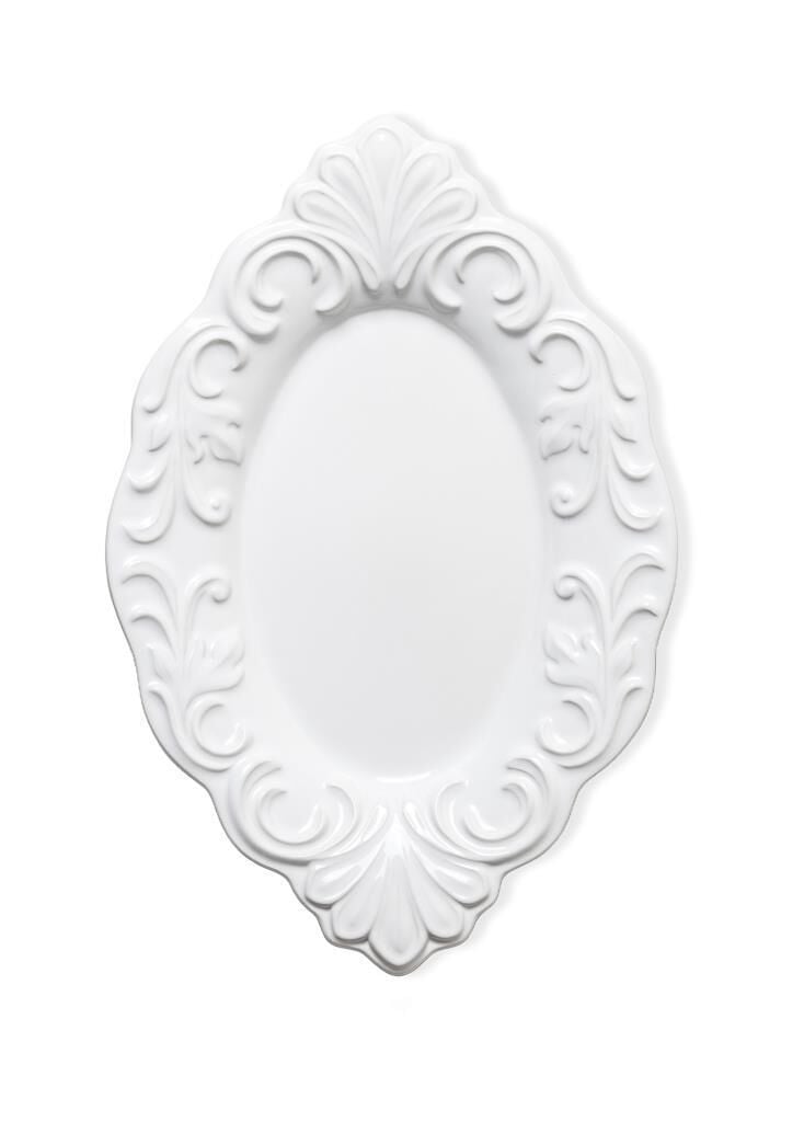 GRANDE BEYAZ SERVİS TABAK 44X29CM