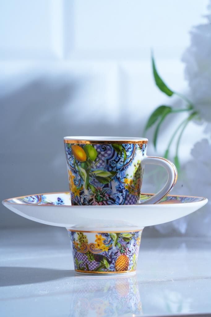 CAPRİ 6 KİŞİLİK TÜRK KAHVESİ FİNCANI DESEN1