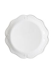 GRANDE BEYAZ AYAKLI SERVİS TABAK 33X12CM