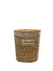 HASIR AÇIK KAHVE OVAL ÇAMAŞIR SEPETİ 48 cm
