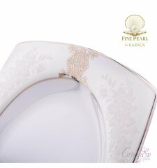 KARACA FINE PEARL ECE 86 PARÇA KARE YEMEK TAKIMI