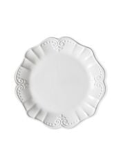 GRANDE BEYAZ AYAKLI SERVİS TABAK 22X10CM