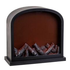MİNİ OVAL LED IŞIKLI ŞÖMİNE 28CM