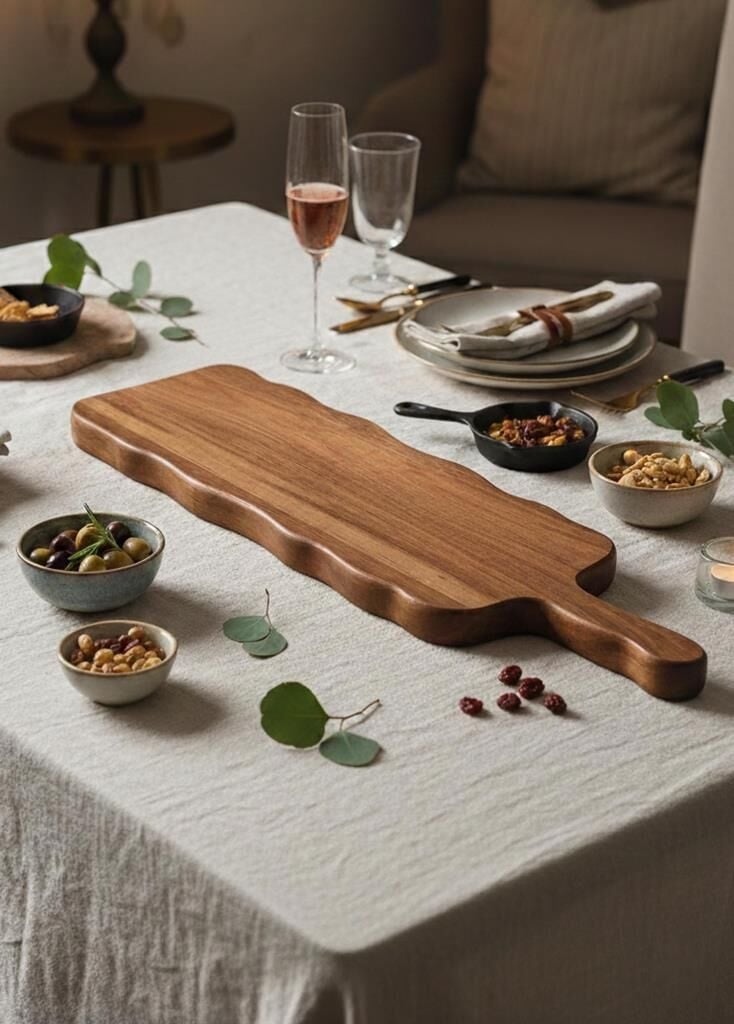 NATURA AKASYA SUNUM/KESME TAHTASI 46X13X2CM