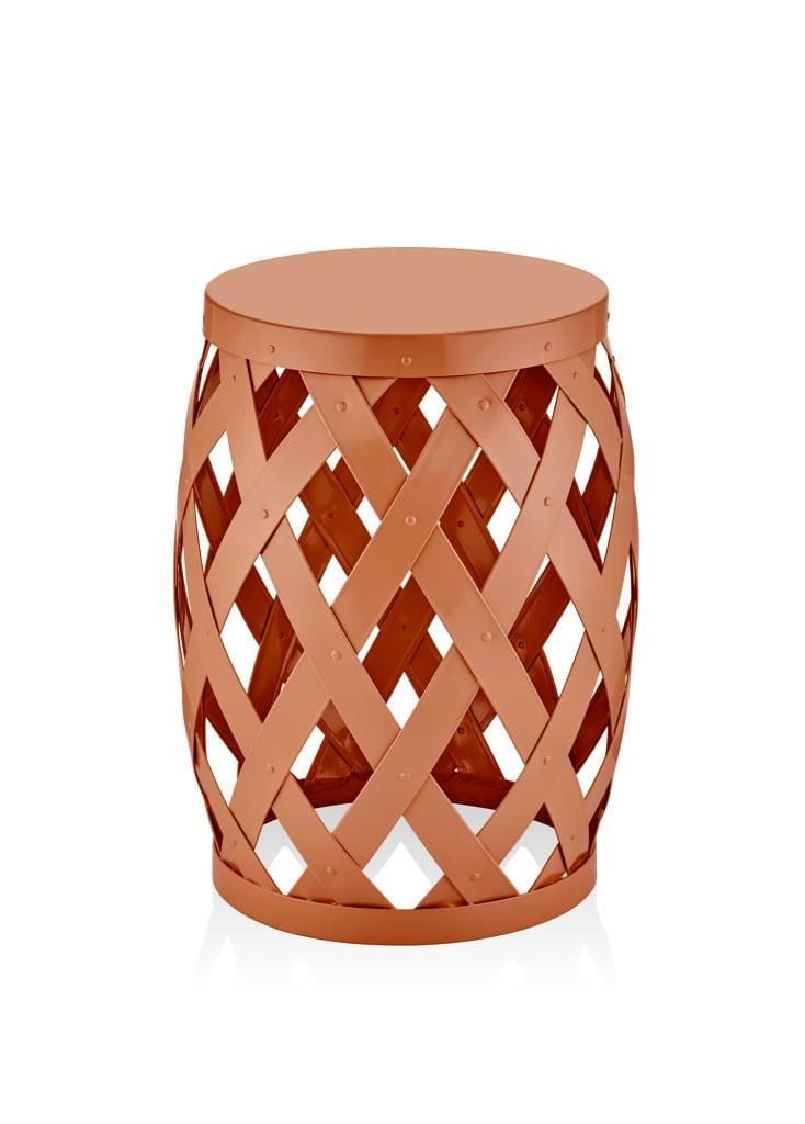 PRİZMA TERRACOTA TABURE&YAN SEHPA 50X35CM