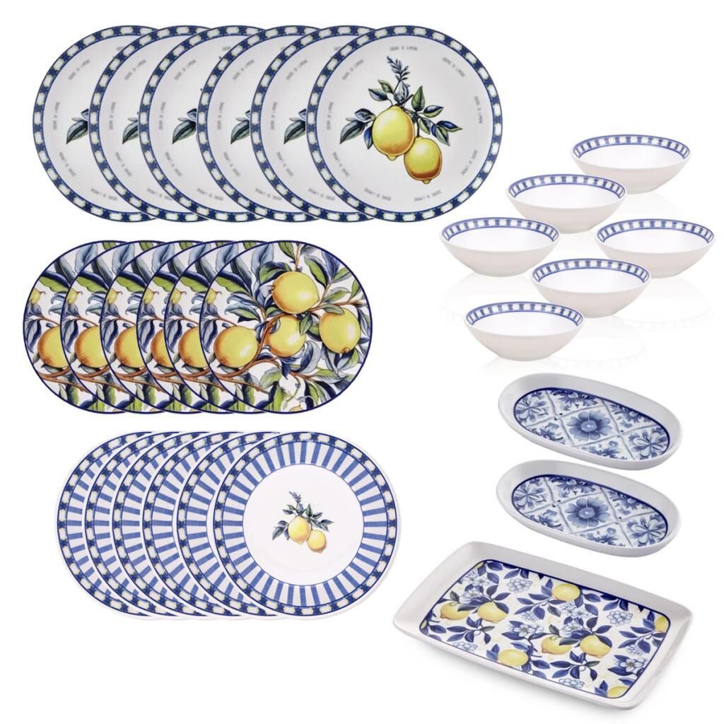 ODORE Dİ LİMONE 6 KİŞİLİK 27 PARÇA YEMEK TAKIMI